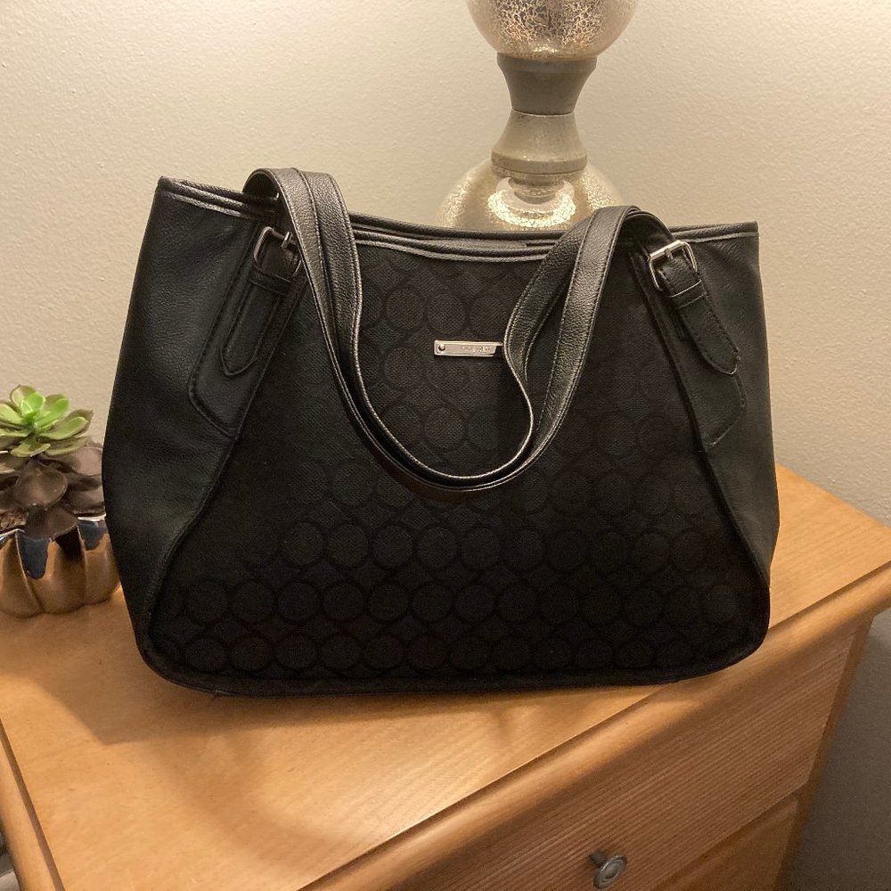SOLD - Nine West Large Handbag Tote Black